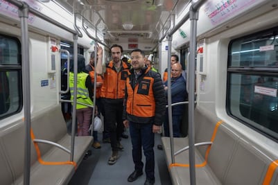 Batres supervisa avances de la Línea 1 del Metro; se hizo inversión de 37 mil mdp