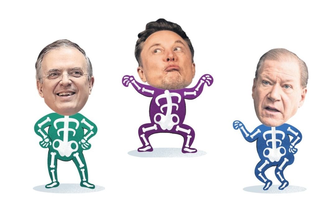 Calaveritas a Elon Musk, Marcelo Ebrard y Julio Carranza