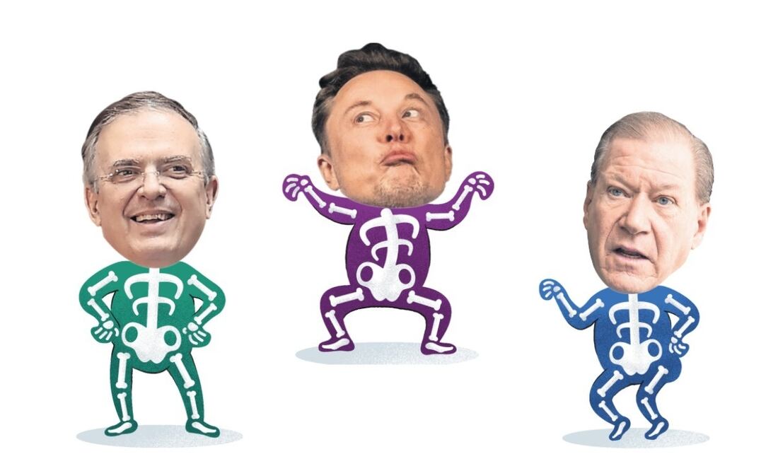 Calaveritas a Elon Musk, Marcelo Ebrard y Julio Carranza