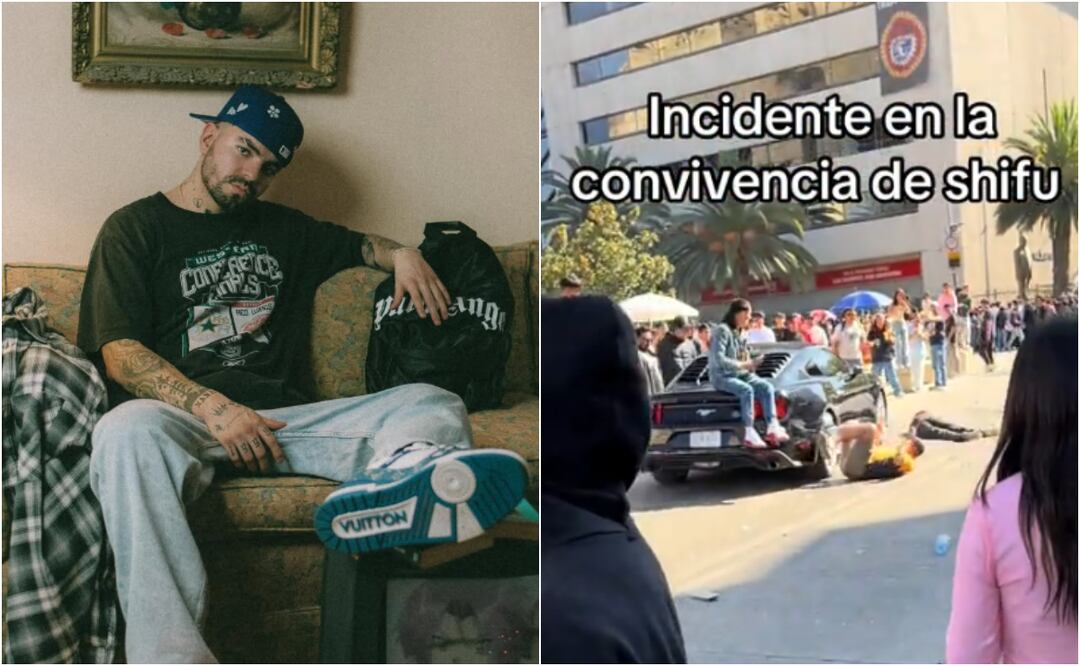 El evento convocado en el Monumento a la Revolución por el streamer, Maestro Shifu, desató polémica por la violencia que se presentó. Foto: Redes sociales