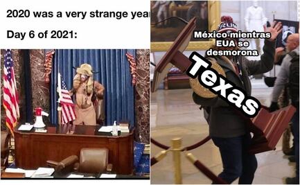 Putin, Texas y hasta Nicolas Cage, entre los memes del asalto al Capitolio