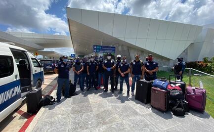 Regresan a Playa del Carmen policías varados en Perú por Covid-19