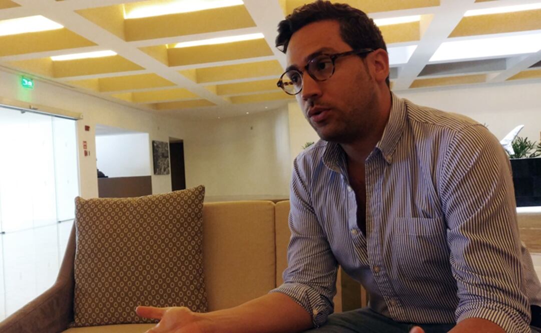 Saúl Crespo, gerente de comunicación de Uber en México. Foto: Adriana Varillas / EL UNIVERSAL