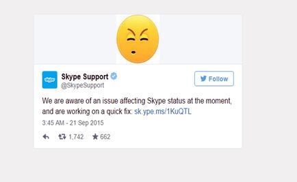 Skype reporta fallas a nivel mundial
