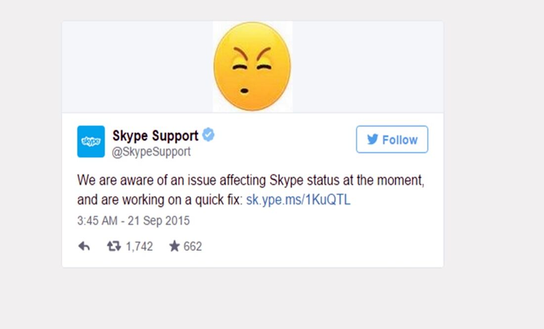Skype reporta fallas a nivel mundial