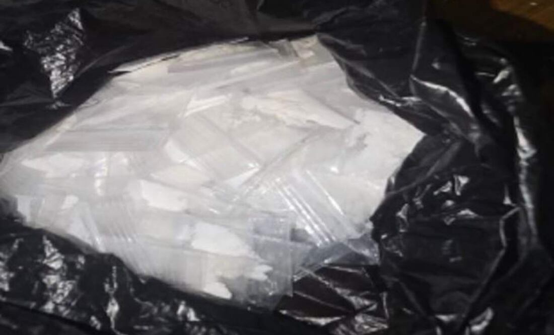 Aseguramiento de 100 dosis de cocaína y un kilogramo de metanfetamina en inmueble de Venustiano Carranza, CDMX (24/07/2025). Foto: Especial