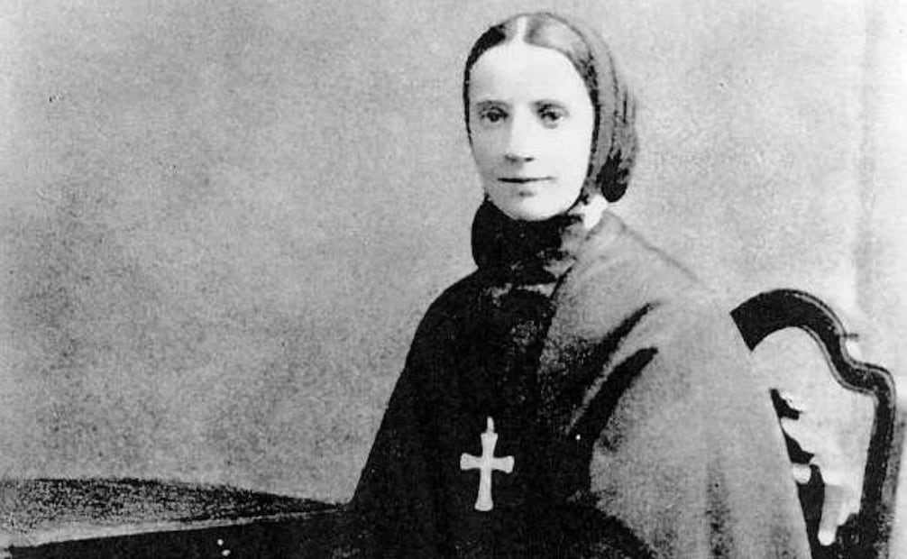 Frances Cabrini fue la primera santa estadounidense y dedicó su vida a atender a migrantes, huérfanos y personas necesitadas. Foto: @CLiberazione