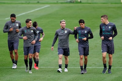 Jugadores del Santos sí se vieron para entrenar