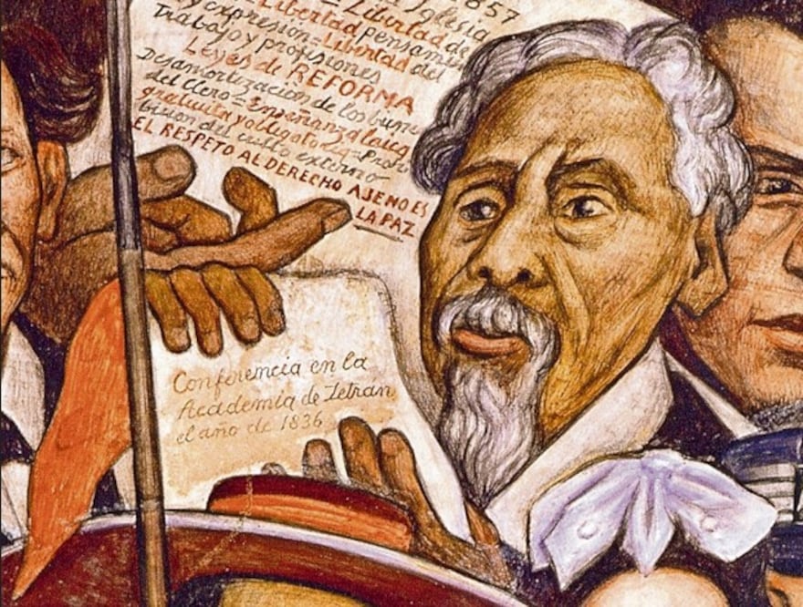 Mural Sueño de una tarde dominical en la Alameda (1946–47) de Diego Rivera que se exhibe en el Museo Mural Diego Rivera. Crédito: INBAL