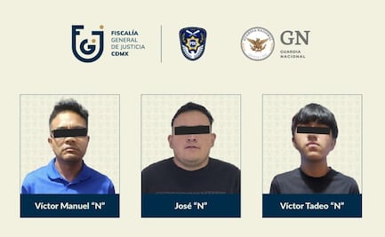 Capturan a tres presuntos integrantes de los “Don Pollo” en Iztapalapa; les aseguran droga, pistolas y granadas