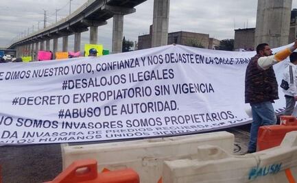 Bloquean autopista México–Puebla; denuncian despojo de tierras en Tláhuac, Ixtapaluca y La Paz