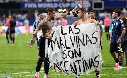 Argentina festeja el triunfo con bandera emotiva: “Las Malvinas son argentinas” 