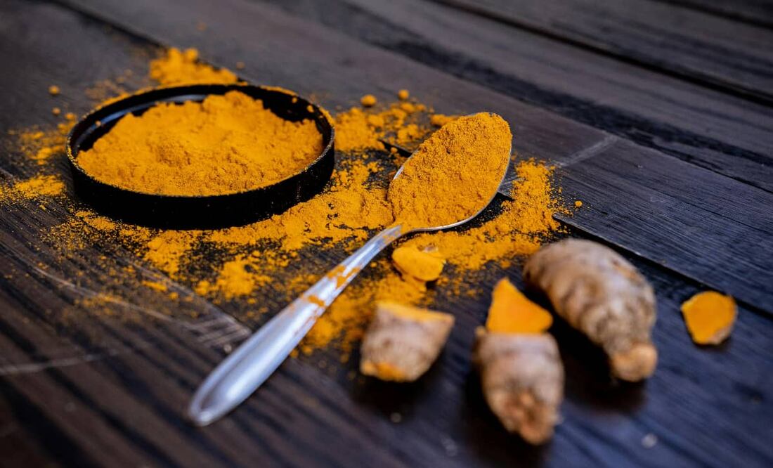 La curcumina es un antiinflamatorio natural. Foto: Pexels.