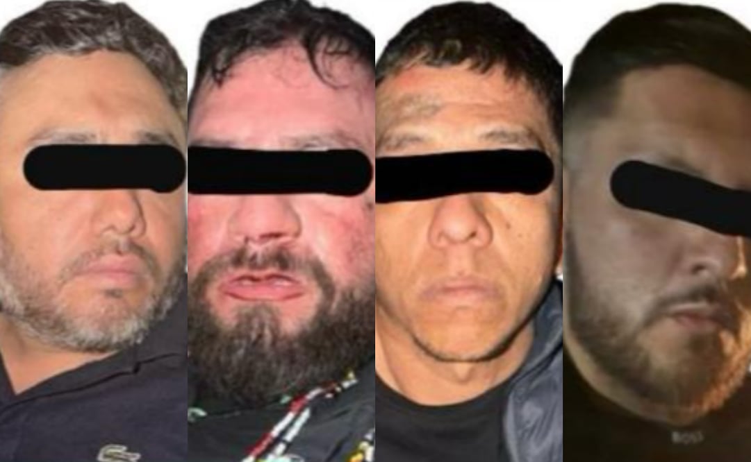 Operativo en Tula, Hidalgo, deja cuatro detenidos (01/03/2026). Foto: Especial