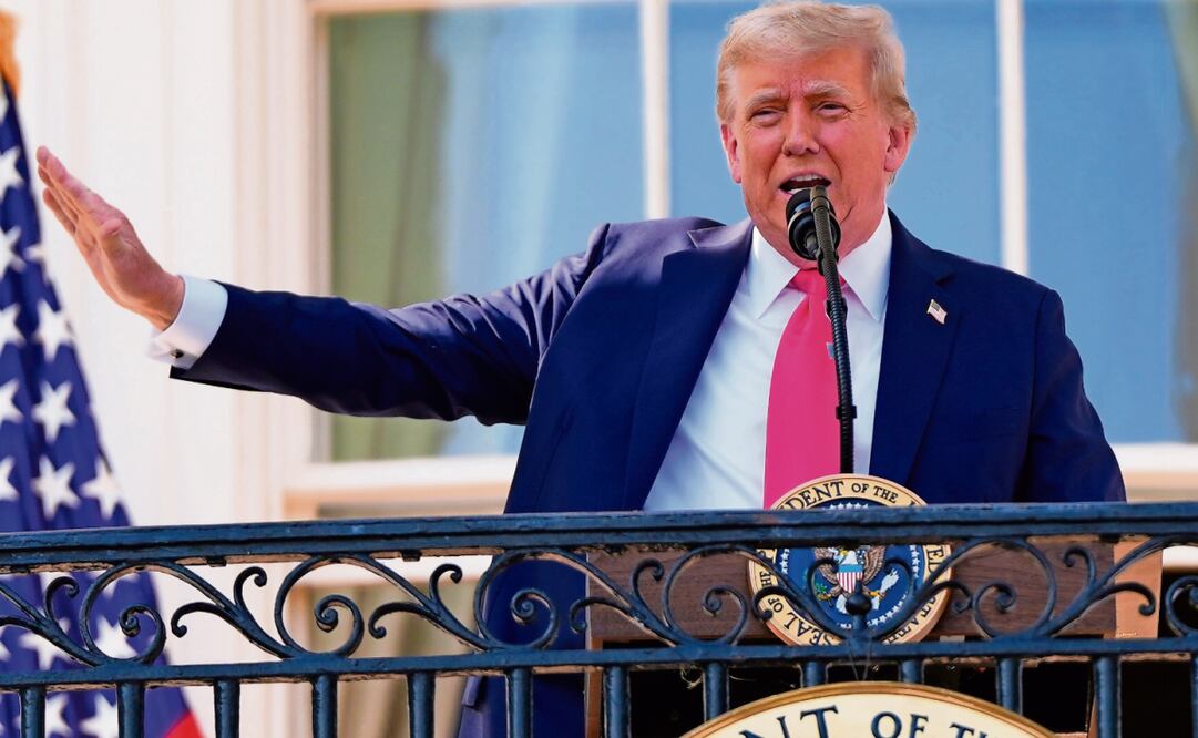 El Presidente de los Estados Unidos de América (EUA), Donald Trump. Foto: Julia Demaree Nikhinson / AP