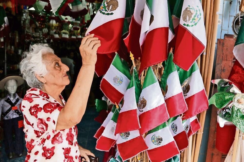Deyanira Suárez Conde cada año compra banderas, sombreros y serpentinas para festejar con los niños de la calle de su colonia (LUMA LÓPEZ. EL UNIVERSAL)