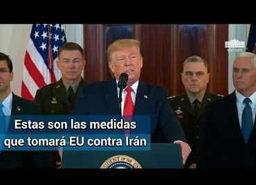 Donald Trump anuncia "poderosas" nuevas sanciones contra Irán