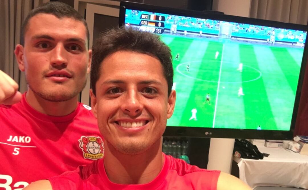 Foto: @CH14_/'Chicharito' manda mensaje de apoyo al Tri olímpico