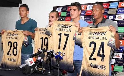 Pumas presenta a nuevos refuerzos