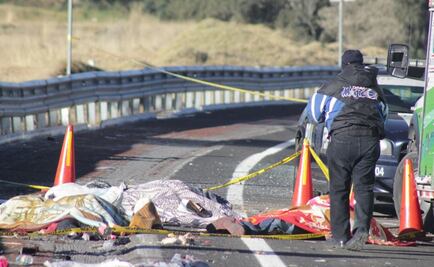 Suman 11 peregrinos muertos en choque en la México-Puebla