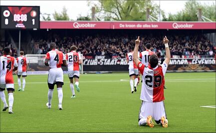 Santiago Giménez igualó marca de Hugo Sánchez en Europa