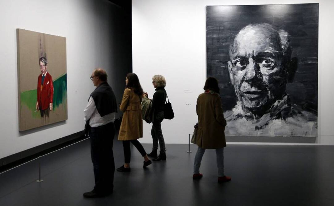 "Hemos querido que cada espectador reconstruya la forma en la que los artistas contemporáneos se inspiraron en Picasso", aseguró la nieta del pintor, Diana Widmaier-Picasso, una de las comisarias de la muestra. FOTO: Yoan Valat/EFE.