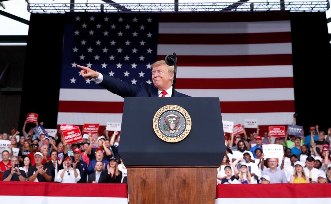 El presidente de Estados Unidos, Donald Trump, en un mitin en Florida  (Foto: Reuters)