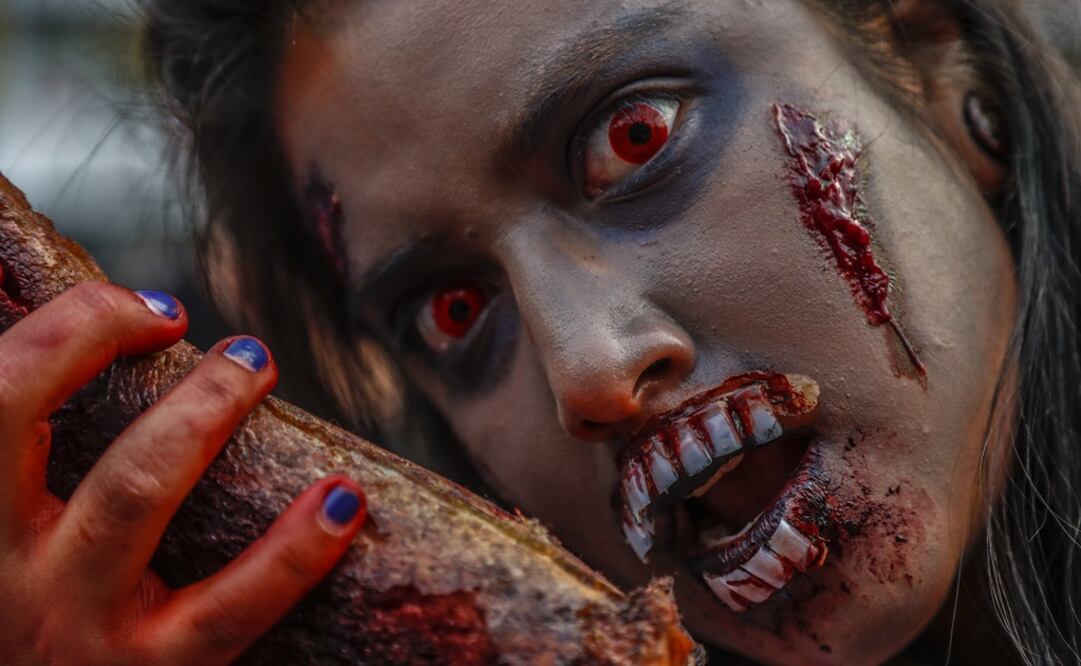 Marcha Zombie en CDMX. Foto: Archivo 