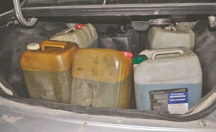 Aseguran 3 mil 500 litros de huachicol en Tlahuelilpan, Hidalgo 