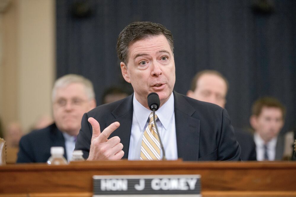 Ex director James Comey. (Archivo. EL UNIVERSAL)