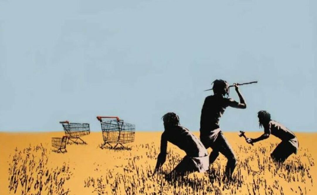 La policía de Toronto informó que un grabado de Banksy fue robado de una galería. Foto: Twitter / Toronto Police