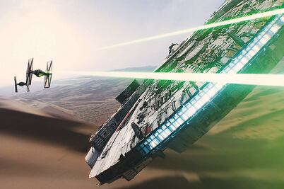 Aquí y en China, Star Wars es la más vista