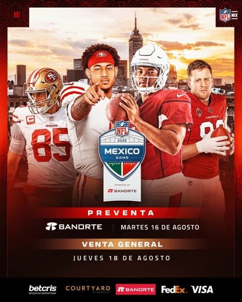 ¿Cuánto costarán los boletos para el partido de la NFL en México?