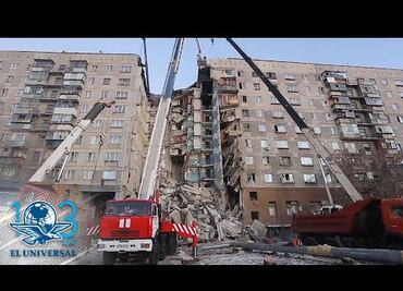 Explosión de gas en edificio de Rusia deja cuatro muertos