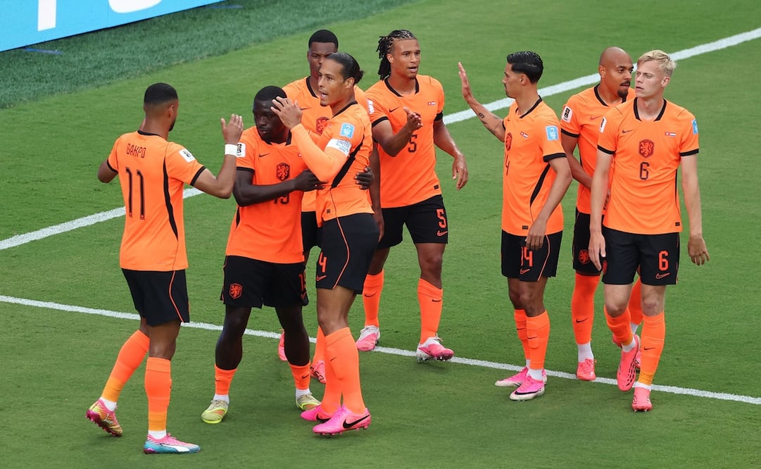 Países Bajos derrotó a Túnez en su cierre de Fase de Grupos. FOTO: AFP