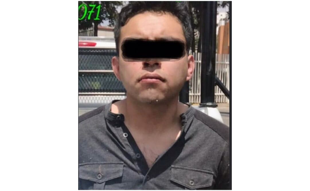 El sujeto fue detenido en la puerta de un hotel. Foto: Especial