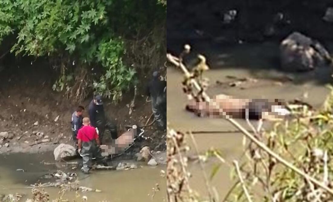 Al parecer fallecieron baleados entre las aguas negras del Emisor Poniente, a una distancia de casi un kilómetro entre ambos cuerpos / Especial
