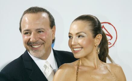 Thalía y Tommy Mottola celebran 18 años de casados