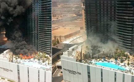 Se incendia zona de piscina en hotel de Las Vegas 