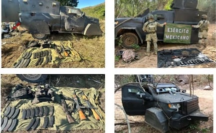 Grupo armado que viajaba en vehículos "Monstruos" por calles de Sinaloa, se enfrenta a elementos del Ejército; hay 4 detenidos