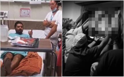 Esto dijo el camillero que llevaba a Aitana, niña prensada en elevador del IMSS: "Intenté salvar a la bebé" VIDEO