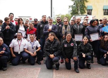 Alcaldía Miguel Hidalgo reconoce labor de socorristas, voluntarios y paramédicos; "no me queda duda que es el mejor equipo de rescate": edil