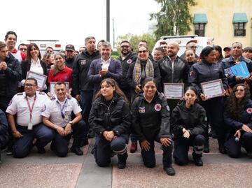 Alcaldía Miguel Hidalgo reconoce labor de socorristas, voluntarios y paramédicos; "no me queda duda que es el mejor equipo de rescate": edil