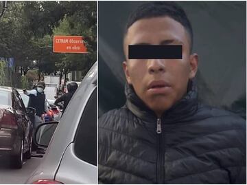 VIDEO Cae uno de los asaltantes de Periférico y Viaducto; tiene 17 años