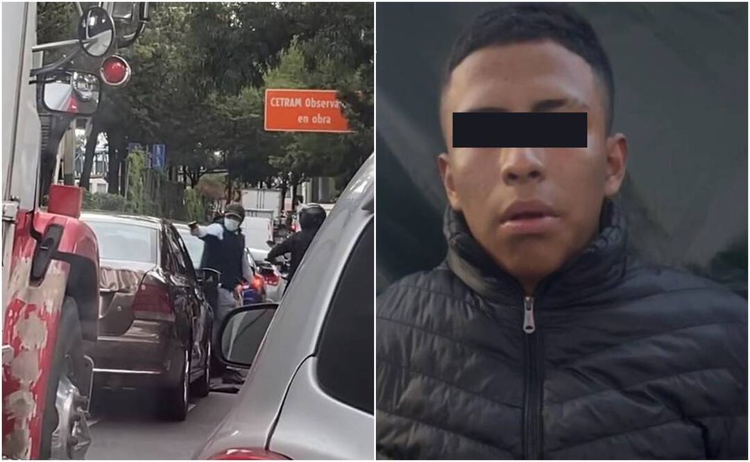 Asalto en Periférico y Viaducto. Foto: Especial