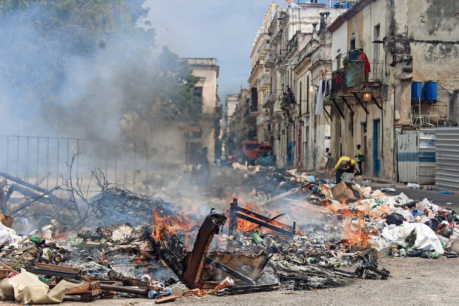 La crisis cotidiana en Cuba también se expresa en las calles.