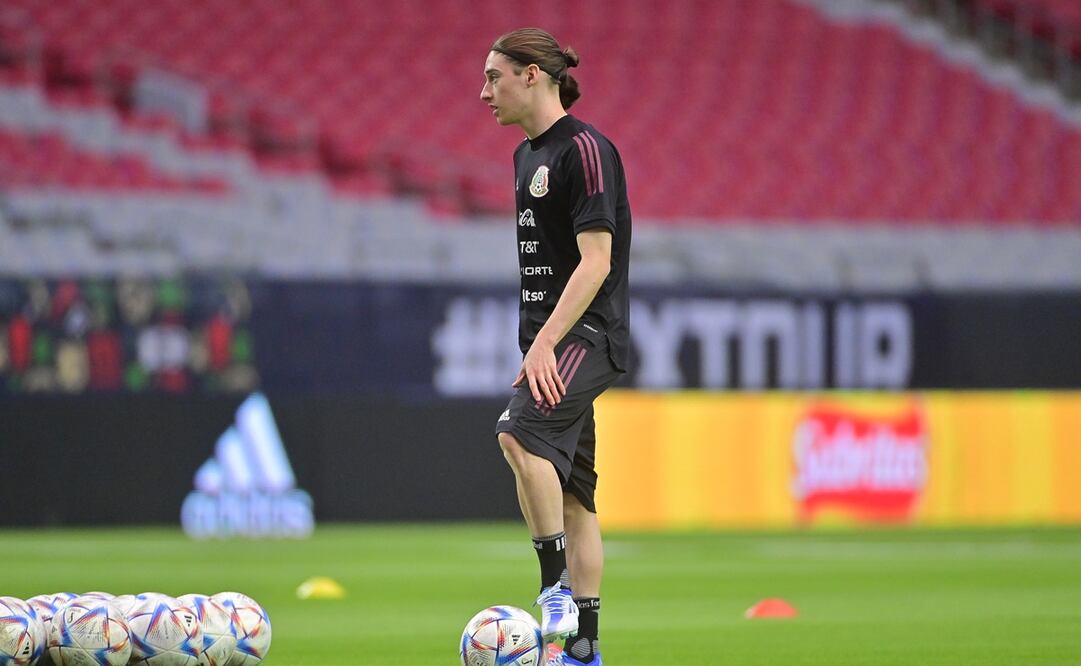 Marcelo Flores en un entrenamiento con la Selección Mexicana - FOTO: Imago7