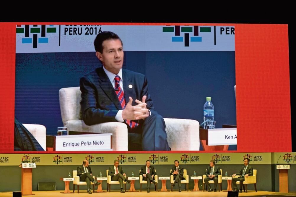 El presidente Enrique Peña Nieto participó en el foro “Rediseñando el comercio”, en la Cumbre Cooperación Económica Asia-Pacífico (APEC, por sus siglas en inglés) (PRESIDENCIA)