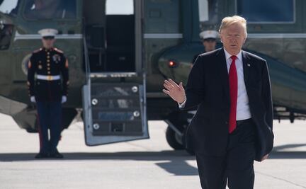 Desde avión presidencial, Trump da seguimiento a caso Kavanaugh