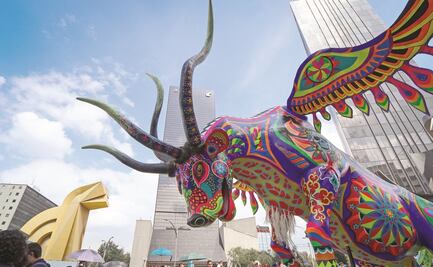 ¡Llegan alebrijes monumentales a Reforma! Se unirán al desfile del Día de Muertos